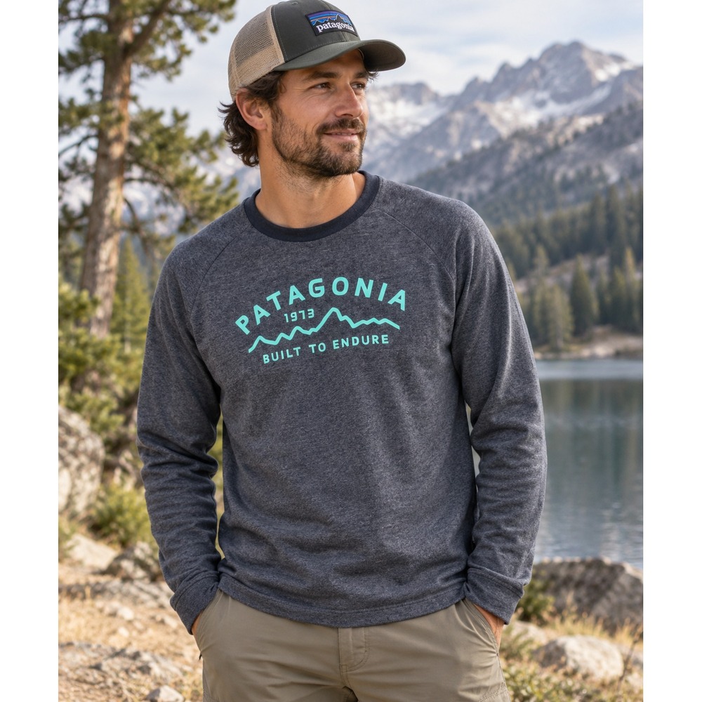 Patagonia Arched Type '73 Lightweight Crew Sweatshirt 39482 Men's Size Medium
